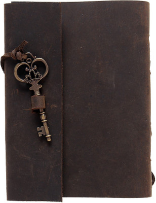 

Craft Play A5 Diary(Handmade Leather Diary With Key, Brown)