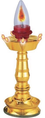 

A To Z Traders Electric Golden 7 Deep Deepak Plastic Table Diya(Height: 5 inch)