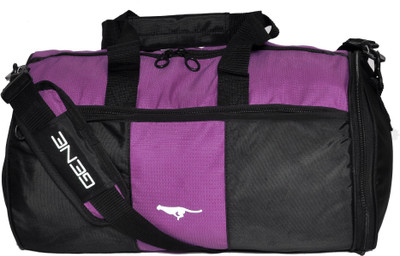 

Gene MN-0309-BLKPRP Travel Duffel Bag(Black, Purple)