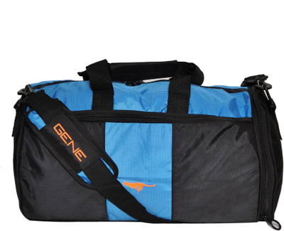 

Gene MN-0309-BLKBLU Travel Duffel Bag(Black, Blue)