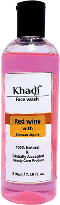 

Khadi Global Red Wine With Kinnaur Apple Facewash 100% Natural & Safe 210 ml Face Wash(210 ml)