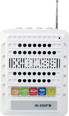 

Yuvan Inxet IN - 608 USB/ SD Player With FM Radio(White)
