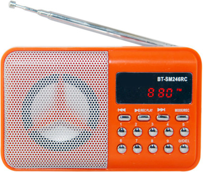 

Yuvan BIT SM-246 Recording USB/ SD Player With FM Radio(Orange)