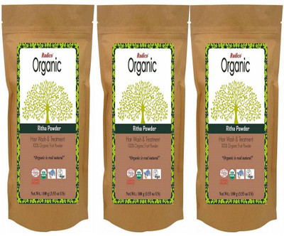 

RADICO Radico 100% Organic Ritha Powder (Set of 3)(100 g)