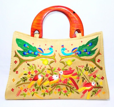 

AMRAPALI Hand-held Bag(Beige)