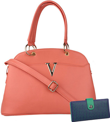

Roseberries Hand-held Bag(Pink)