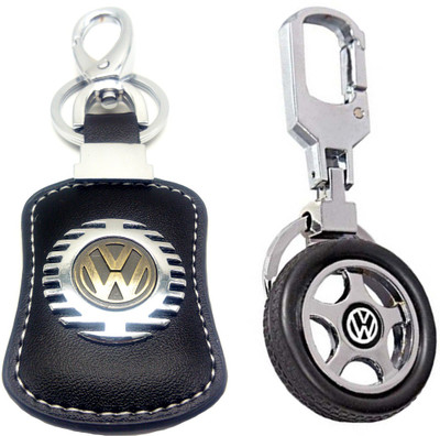 

City Choice Combo of Volkswagen Wheel & Hook-Locking Key Chain