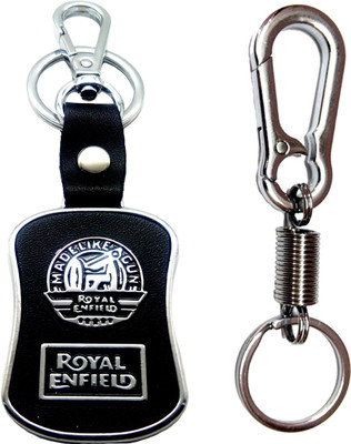 

City Choice New Combo of Royal Enfield Spring Hook-Locking High Quality Key Chain