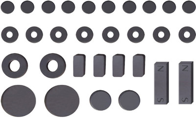 

NASA Tech Set of 30 Magnets for science and fun DIY projects(Black)