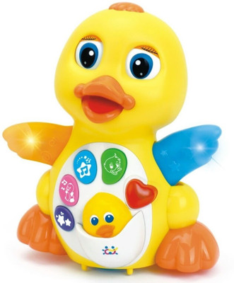 

Huile LittleHamlet Toy Musical Duck(Multicolor)