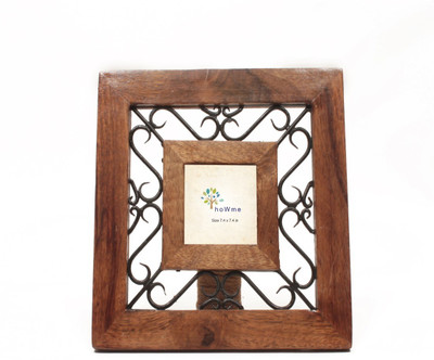 

hoWme Wood Photo Frame(Brown, 1 Photos)