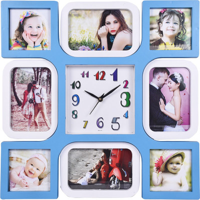 

Archies Frames Generic Photo Frame(Light Blue, 8 Photos)