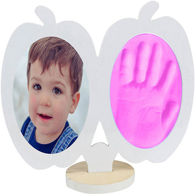 Babies Bloom Wood Photo Frame(Pink, 2 Photos)