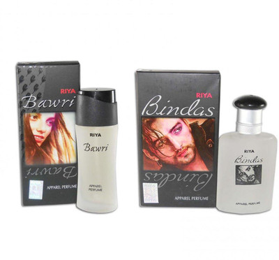 

Riya Combo of Bindas and Bawri (30+30) ml Eau de Parfum - 60 ml(For Men & Women)