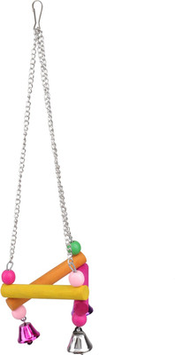 

SRI High Quality Bird Hanging Entertaing Toy Wooden Chew Toy For Bird