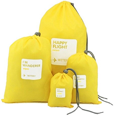 

Bruzone Portable Organizer 4pcs C01 Potli(Yellow)