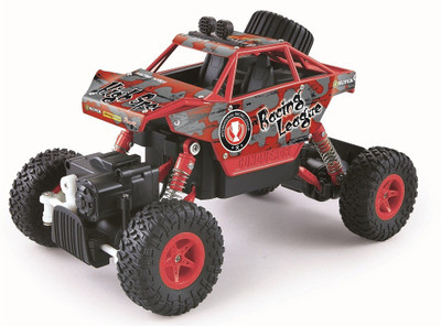 

The Flyer's Bay King 2.4G 4WD Turned Climb Off-Road Rock Crawler RC Car- RTR (Red)(Multicolor)