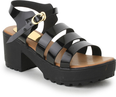 Sapatos Women Black Wedges