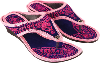

Rangmor Women Pink_Blue Flats