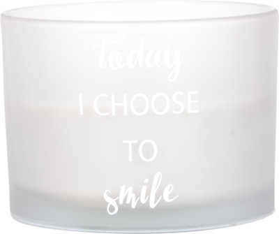 

Scrafts Grey Smile Candle Candle(Green, Pack of 1)