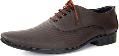 

Black Coffer Black Coffer Brown Formal Shoes for men's Lace Up For Men(Brown