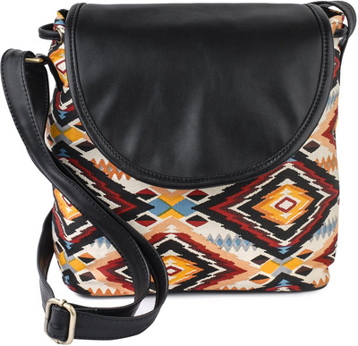 

Perido Girls Casual Multicolor Canvas Sling Bag