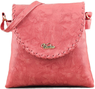 

VOAKA Women Orange PU Sling Bag
