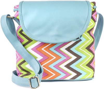 

Perido Women Casual Multicolor Canvas Sling Bag