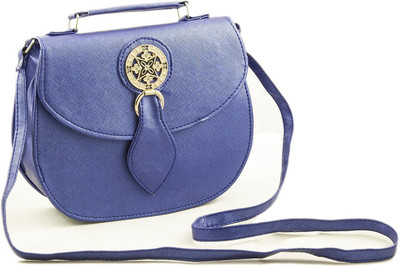 

VOAKA Women Casual Blue PU Sling Bag