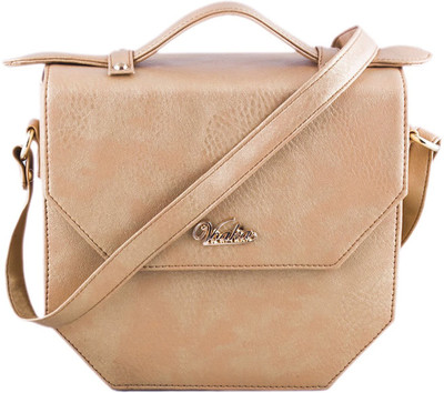

VOAKA Women Casual Beige PU Sling Bag