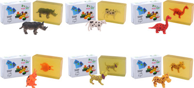 

Happy Baby Luxurious Kids Soap With Toy Yellow (Y60)(600 g, Pack of 6)