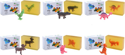 

Happy Baby Luxurious Kids Soap With Toy Yellow (Y59)(600 g, Pack of 6)