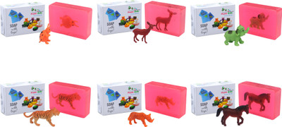 

Happy Baby Luxurious Kids Soap With Toy Pink (P54)(600 g, Pack of 6)