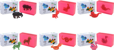 

Happy Baby Luxurious Kids Soap With Toy Pink (P59)(600 g, Pack of 6)