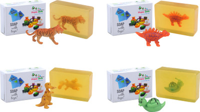 

Happy Baby Luxurious Kids Soap With Toy Yellow (Y47)(400 g, Pack of 4)