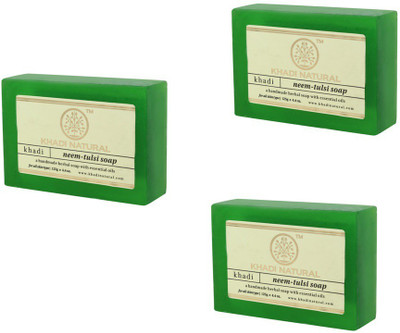 

Khadi Natural Organic Neem Tulsi Soap(375 g)