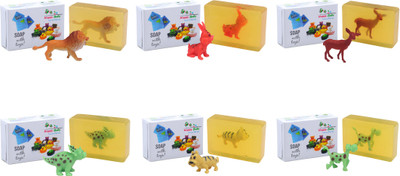 

Happy Baby Luxurious Kids Soap With Toy Yellow (Y55)(600 g, Pack of 6)
