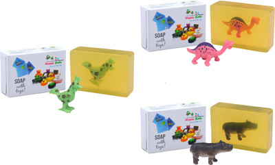 

Happy Baby Luxurious Kids Soap With Toy Yellow (Y37)(300 g, Pack of 3)