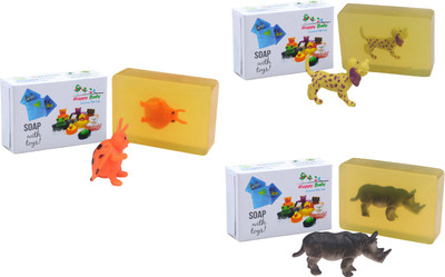 Happy Baby Luxurious Kids Soap With Toy Yellow (Y40)(300 g, Pack of 3)
