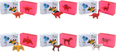 

Happy Baby Luxurious Kids Soap With Toy Pink (P60)(600 g, Pack of 6)