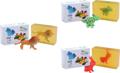 

Happy Baby Luxurious Kids Soap With Toy Yellow (Y30)(300 g, Pack of 3)