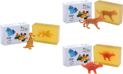 

Happy Baby Luxurious Kids Soap With Toy Yellow (Y33)(300 g, Pack of 3)