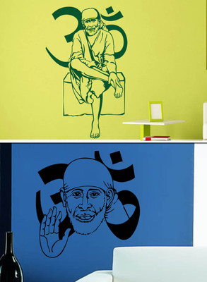

Trends on Wall  Spiritual Sticker(Pack of 2, Dark-green;black