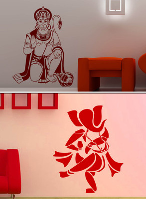 

Trends on Wall  Spiritual Sticker(Pack of 2, Maroon;red