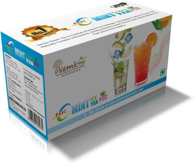 

Nemko Ayurveda Cool Mint Peppermint Green Tea Box(50 g)