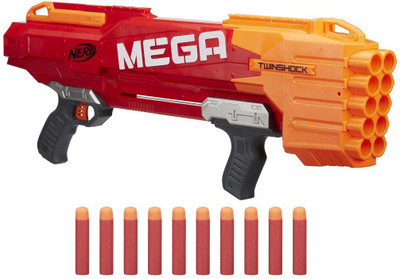 

Hasbro NERF N STRIKE MEGA TWIN SHOCK(Multicolor)