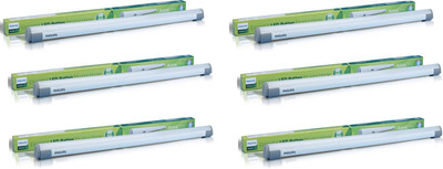 Philips 9W-2 Feet-Tube Light Straight Linear LED Tube Light(White, Pack of 6)