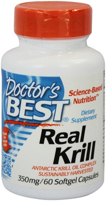 

Doctor's Best Real Krill Oil 350 mg - 60 Nos(60 No)