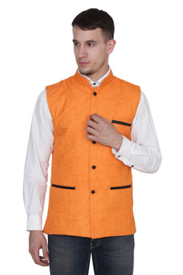 Routeen Embroidered Men Waistcoat
