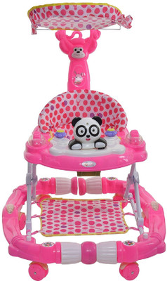 

Super Shine Musical Activity Walker With Parent Rod(Pink)